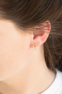 Thumbnail for Tiff Oval Earrings