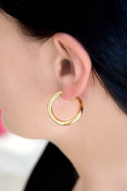 Charlotte Hoop Earrings