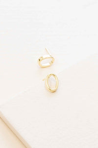 Thumbnail for Tiff Oval Earrings