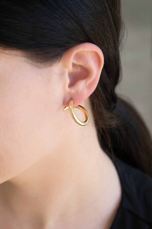 Charlotte Hoop Earrings