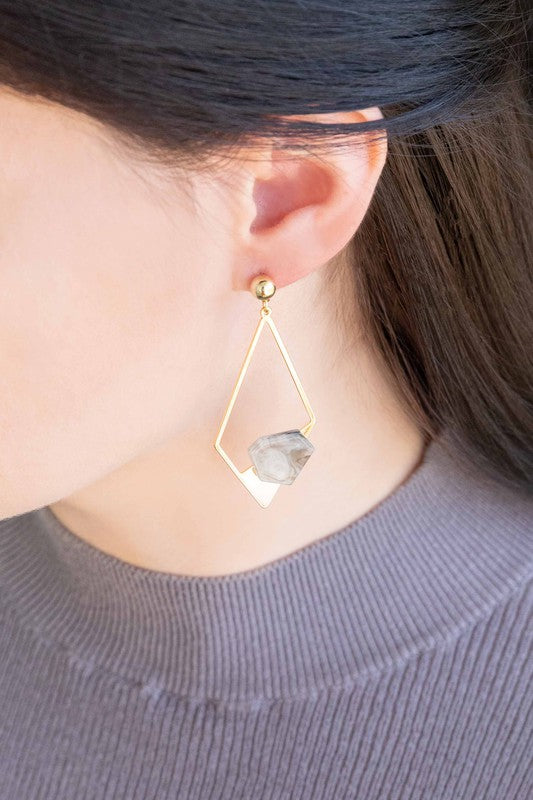 Marble Way Earrings