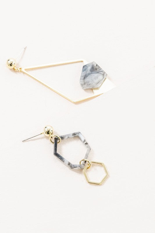 Marble Way Earrings