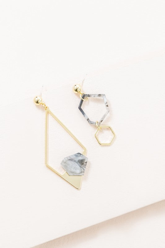 Marble Way Earrings