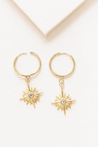 Thumbnail for Northern Star Hoop Earrings